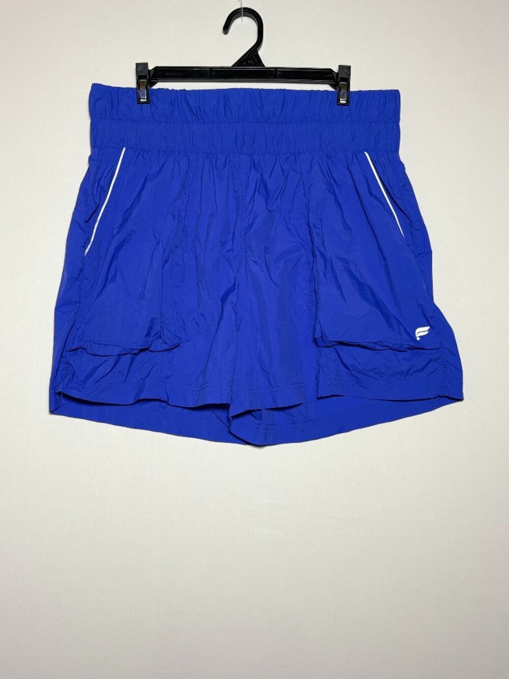 Fabletics Ultra High Waisted Shorts Royal Cobalt Blue Size XL